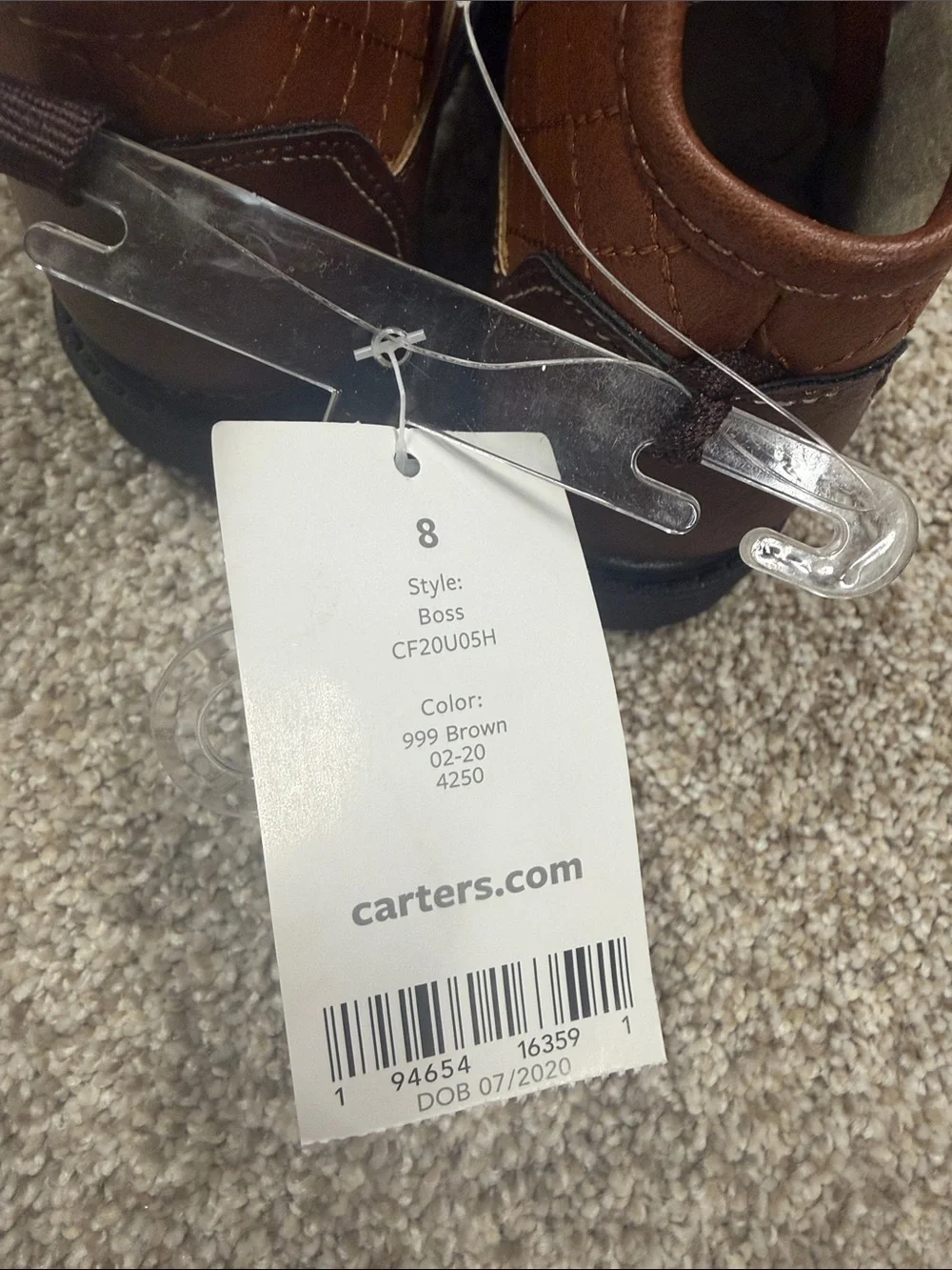 Carter’s NWT boys Boss boots size 8